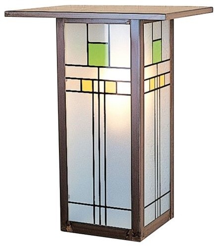 Franklin Outdoor Flush Wall Sconce by Arroyo Craftsman