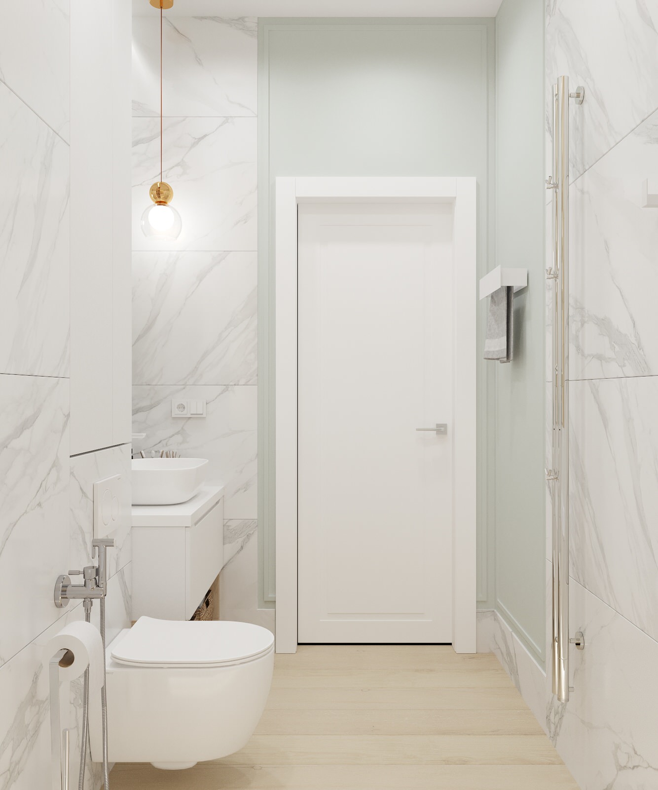 Ванная комната в ЖК Аристократ