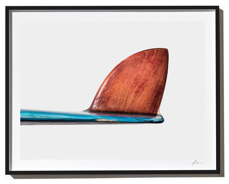"Dave Sweet Longboard", Surf Art Photograph, Black Frame, 27''x35''