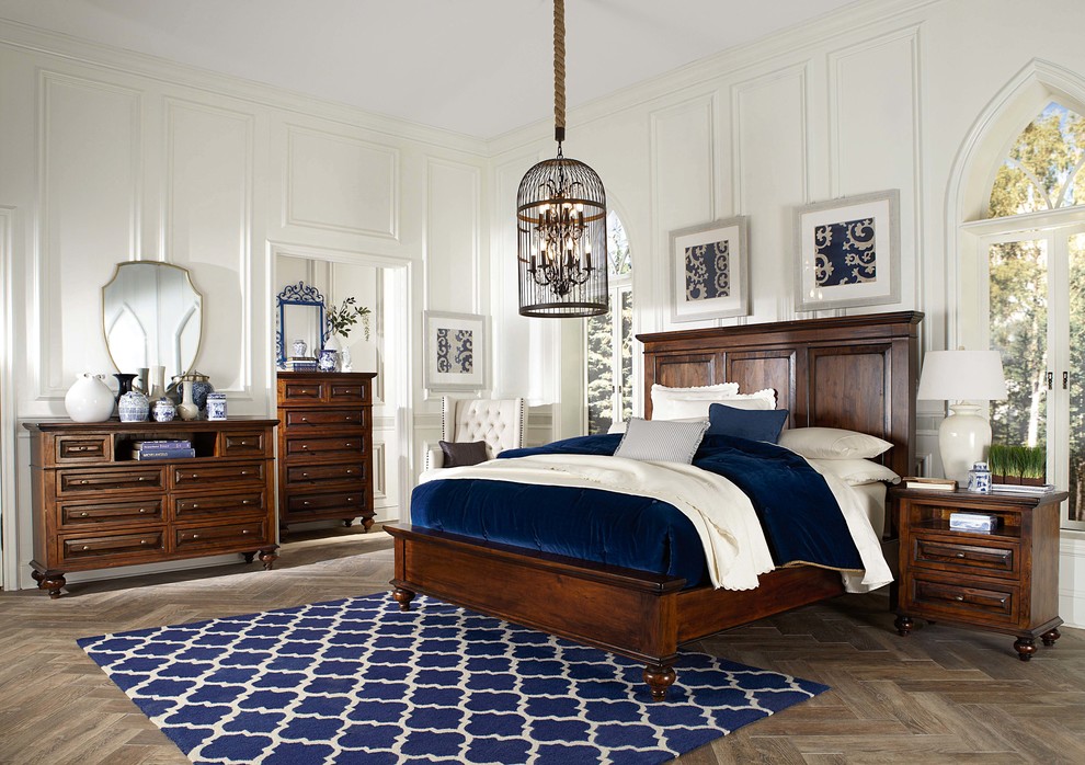 Immagine di una camera da letto american style