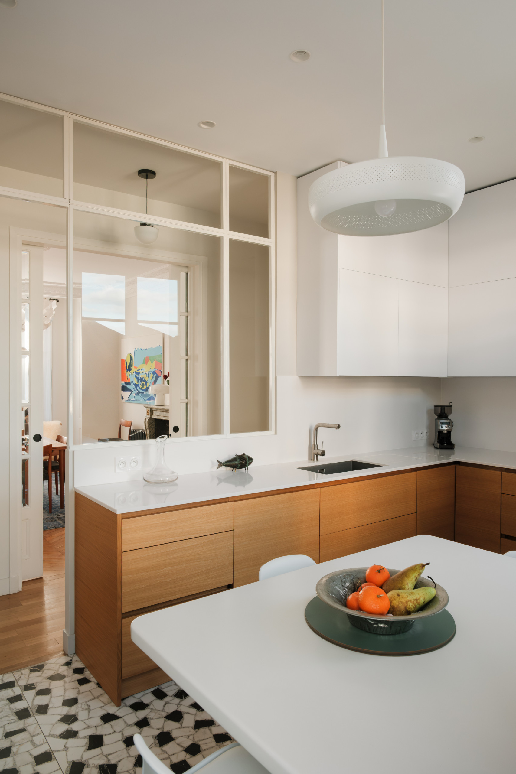 Rénovation d'un appartement "Tocqueville"- 180 m2 familial et contemporain