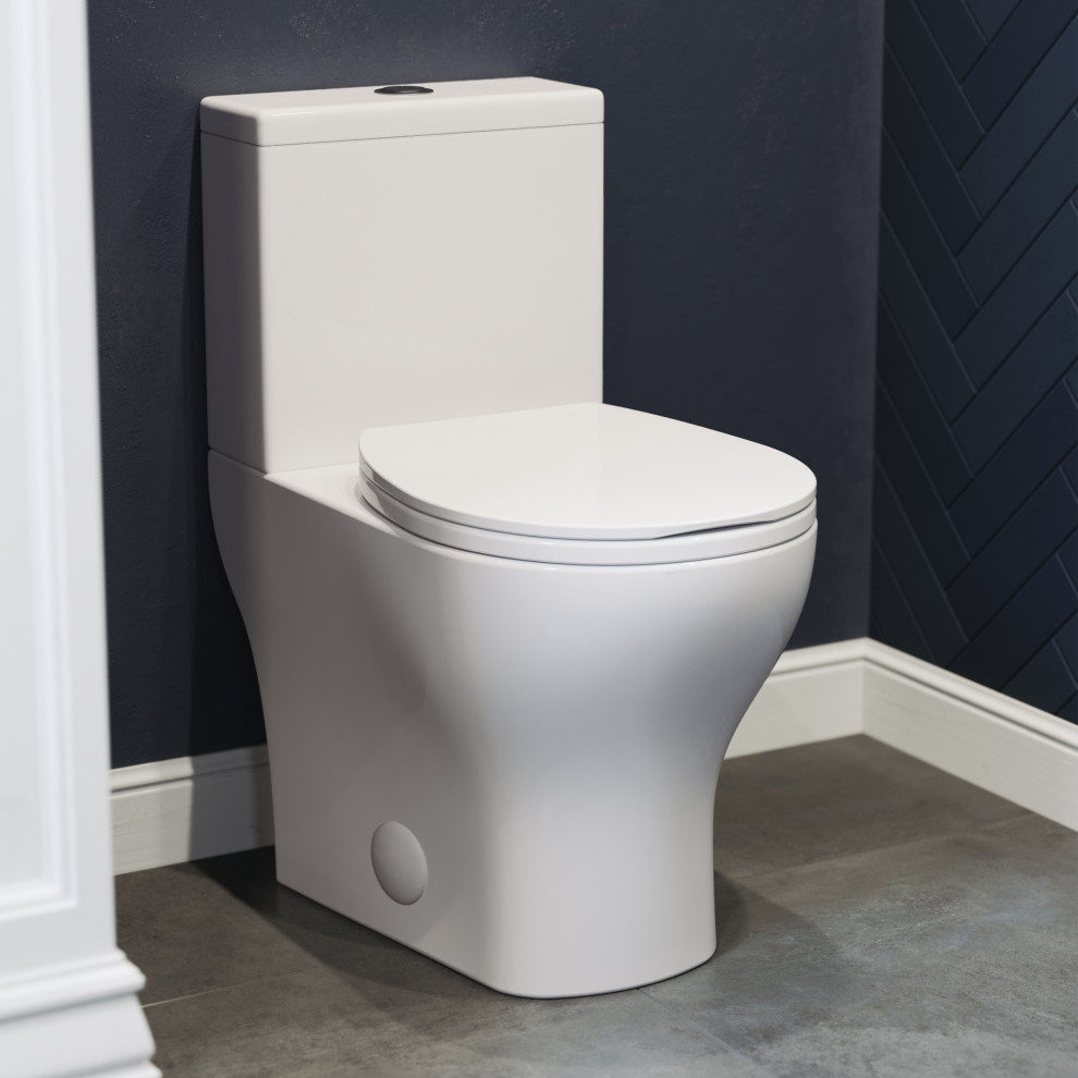 Sublime II Compact Two Piece Toilet 24" Long Dual Flush 0.8/1.28 GPF