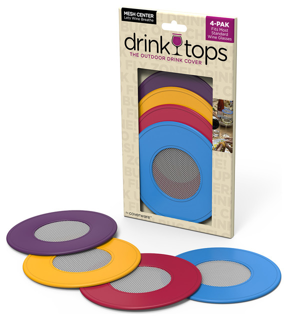 DrinkTops Drink Tops Wine Outdoor Wine Drink Cover