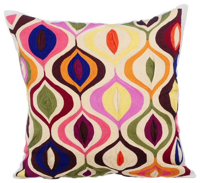 multi colored pillows
