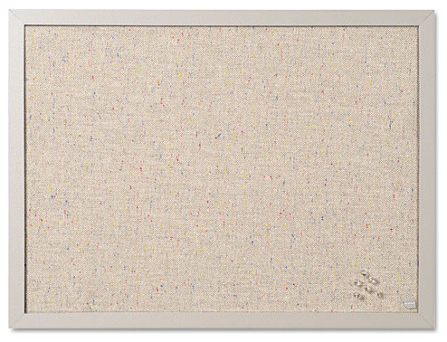 Mastervision Designer Fabric Bulletin Board 24 X18 Gray Mastervision Designer Fabric Bulletin