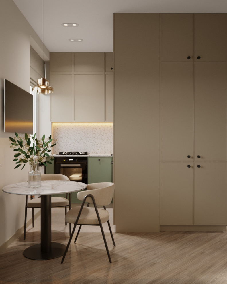 Современный дизайн-проект в пастельных тонах