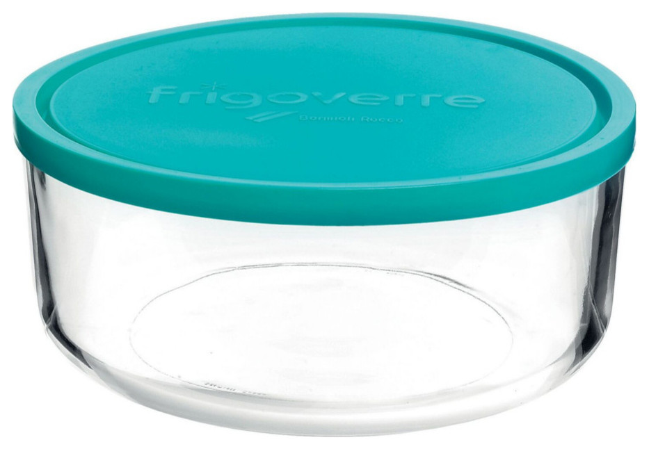 Bormioli Rocco Frigoverre Classic Glass 88 Ounce Round Container with
