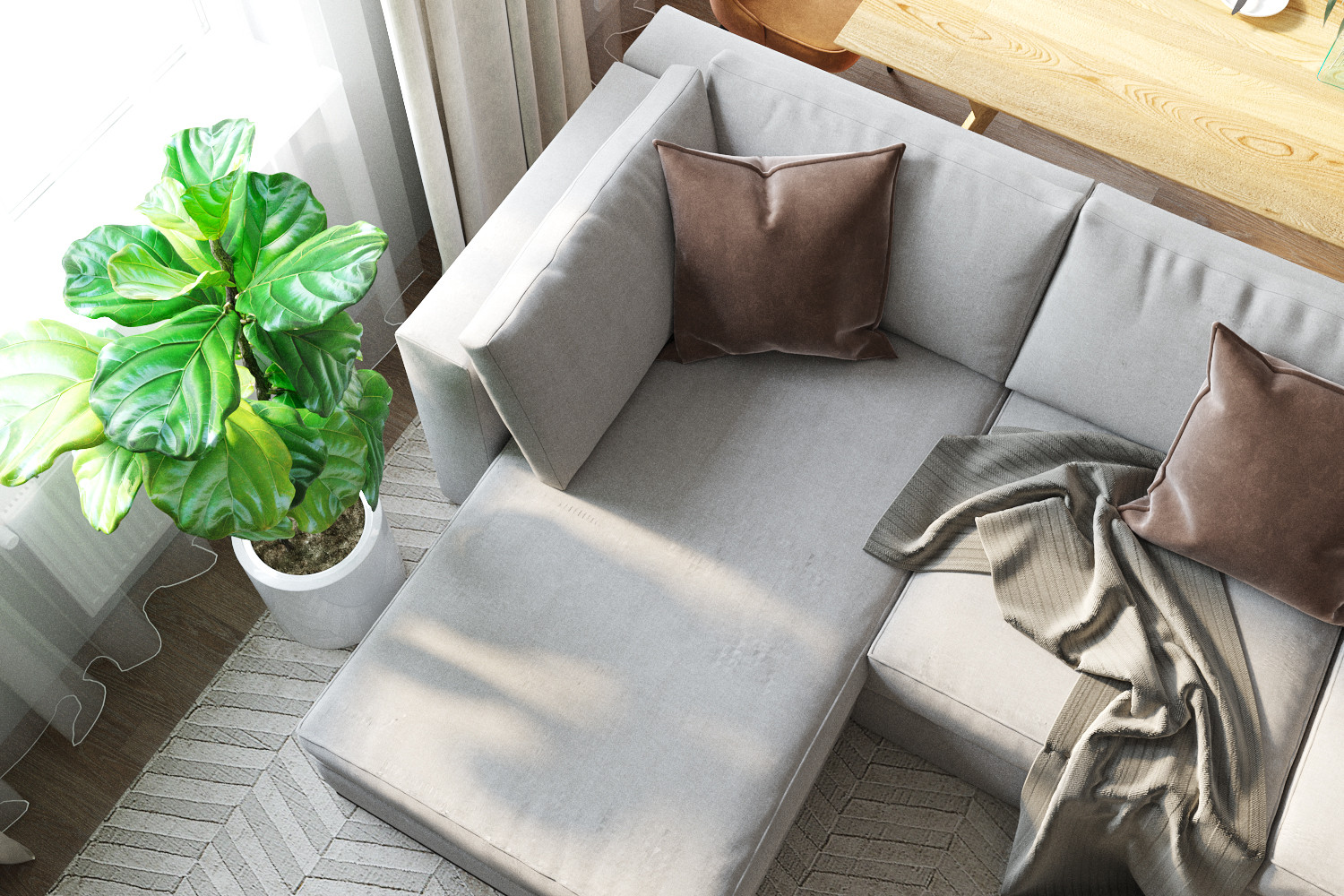 Двухкомнатная квартира для молодой пары