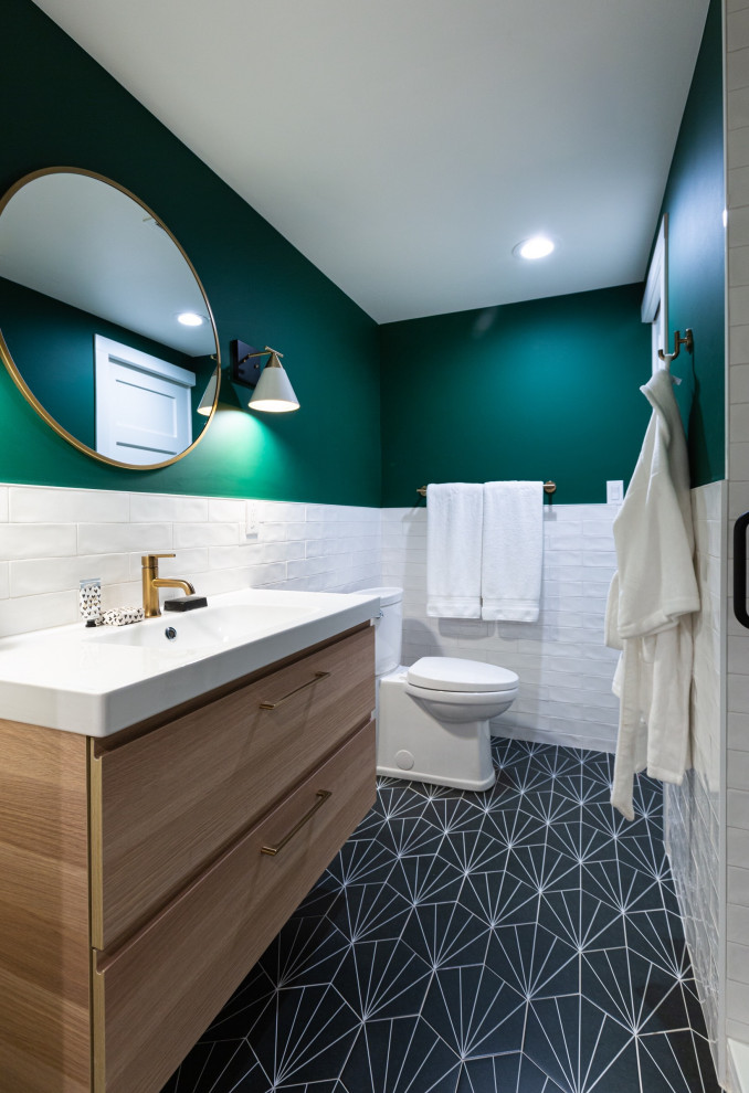 Tiprigan Master Bath | Littleton, CO | Art Deco Contemporary Renovation