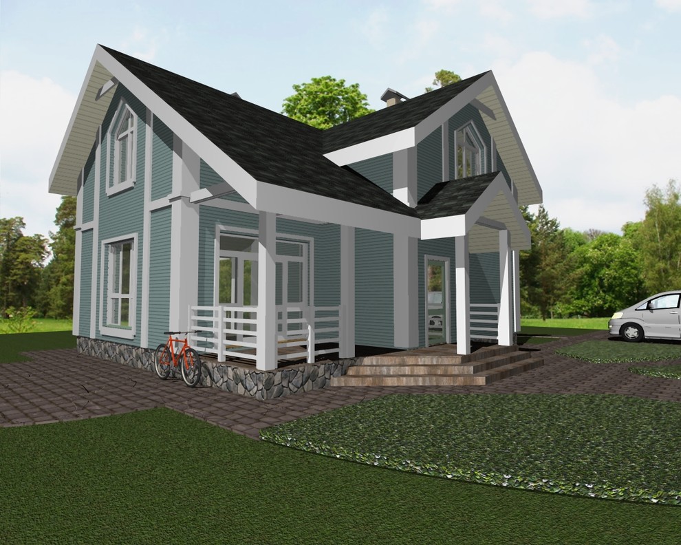 Небольшой дом из бруса