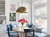 Transitional Dining Room by Ariel Bleich Design