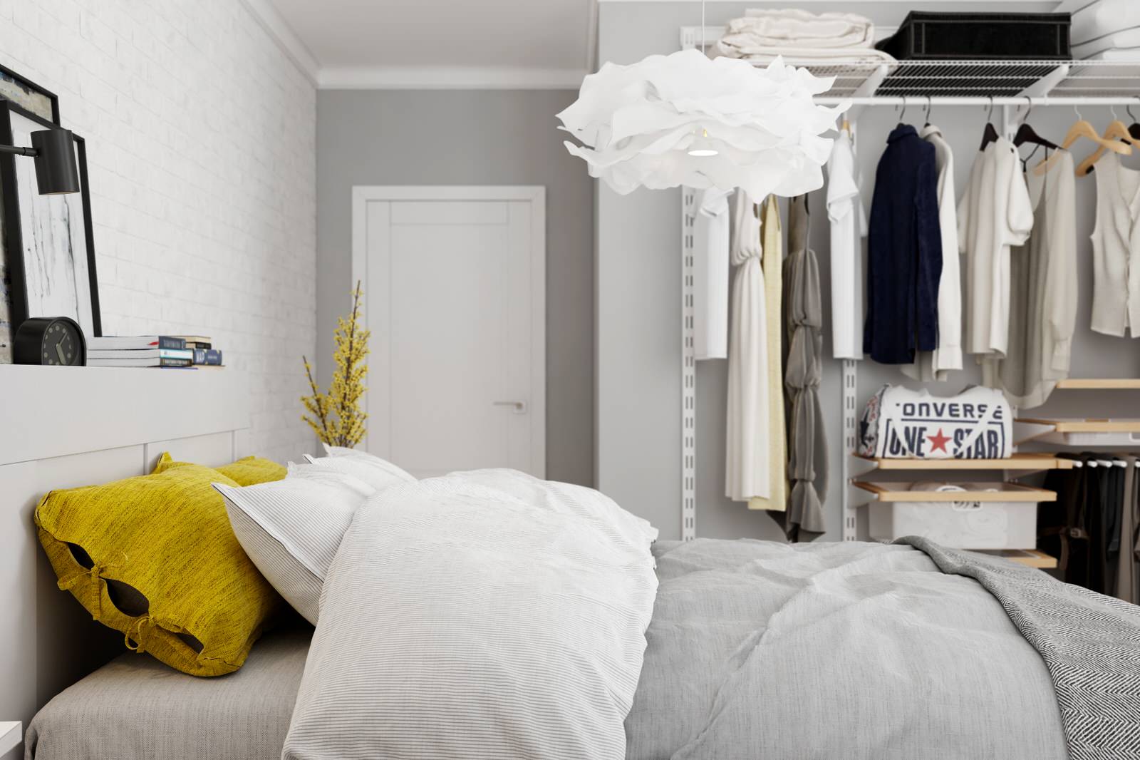 Яркий скандинавский интерьер квартиры в ЖК "Солнечный", Тула