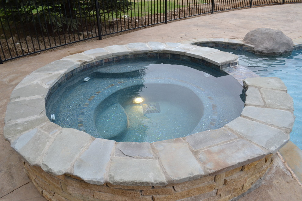 This is an example of a traditional pool in Detroit.