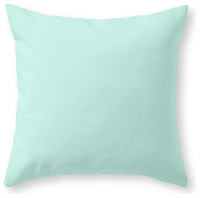 Sea Green Pillow Cover Contemporary Decorative Pillows By
