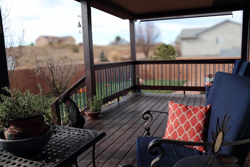 Mountain style deck photo in Denver