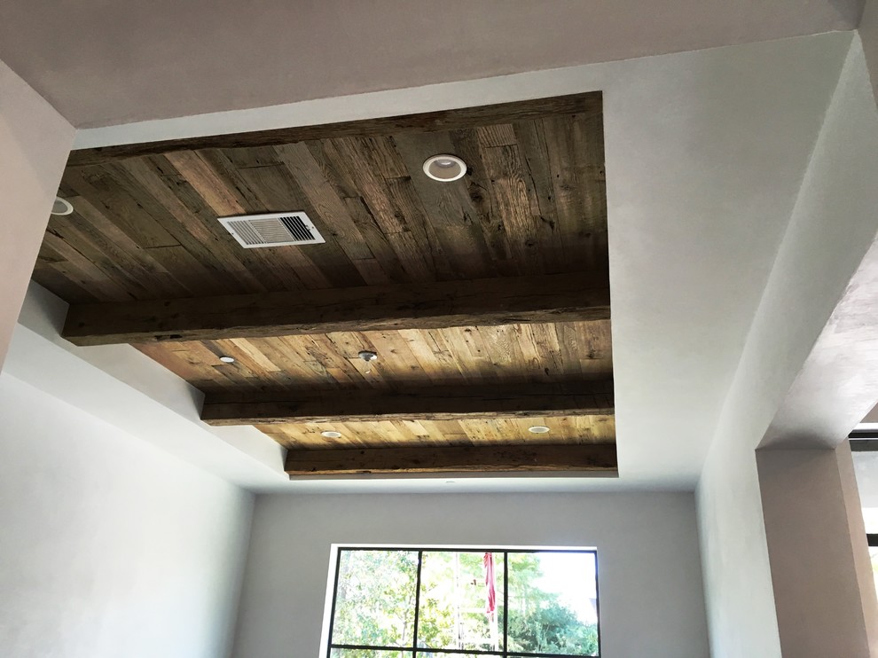 Dining room - transitional dining room idea in Houston