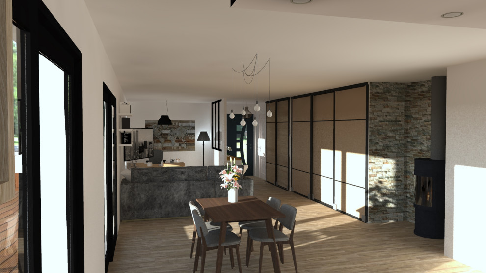Divers rendu 3D intérieur