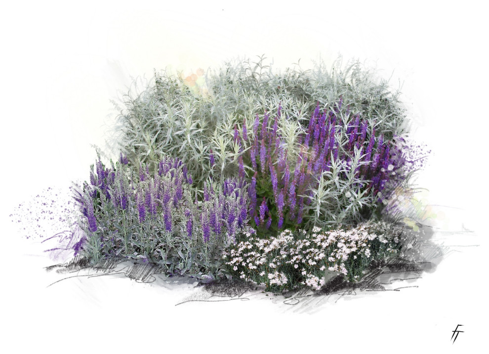 Проекты цветников