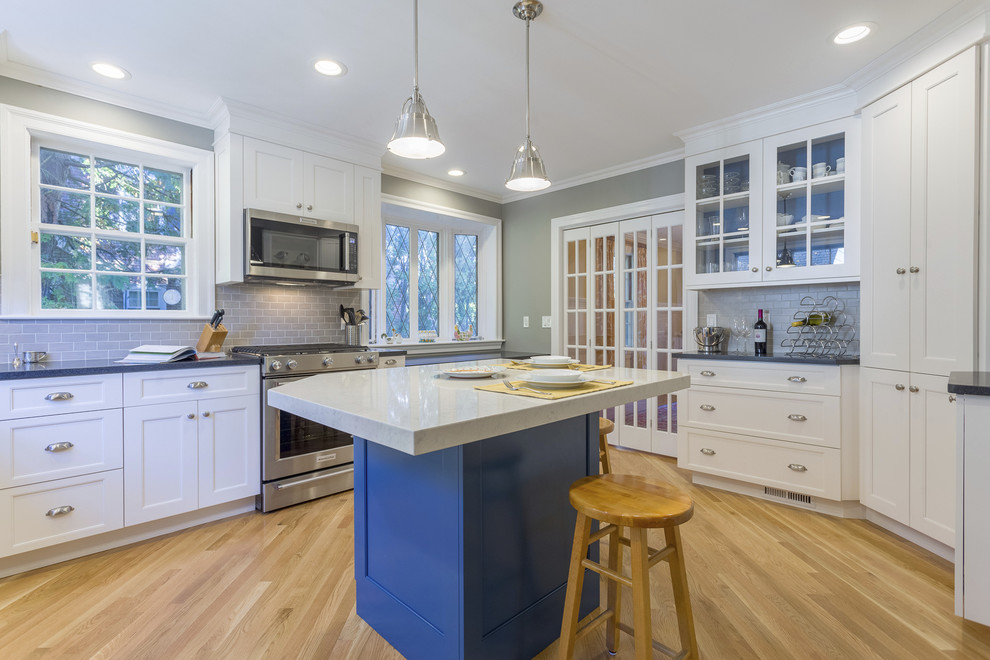 Transitional kitchen photo in Providence