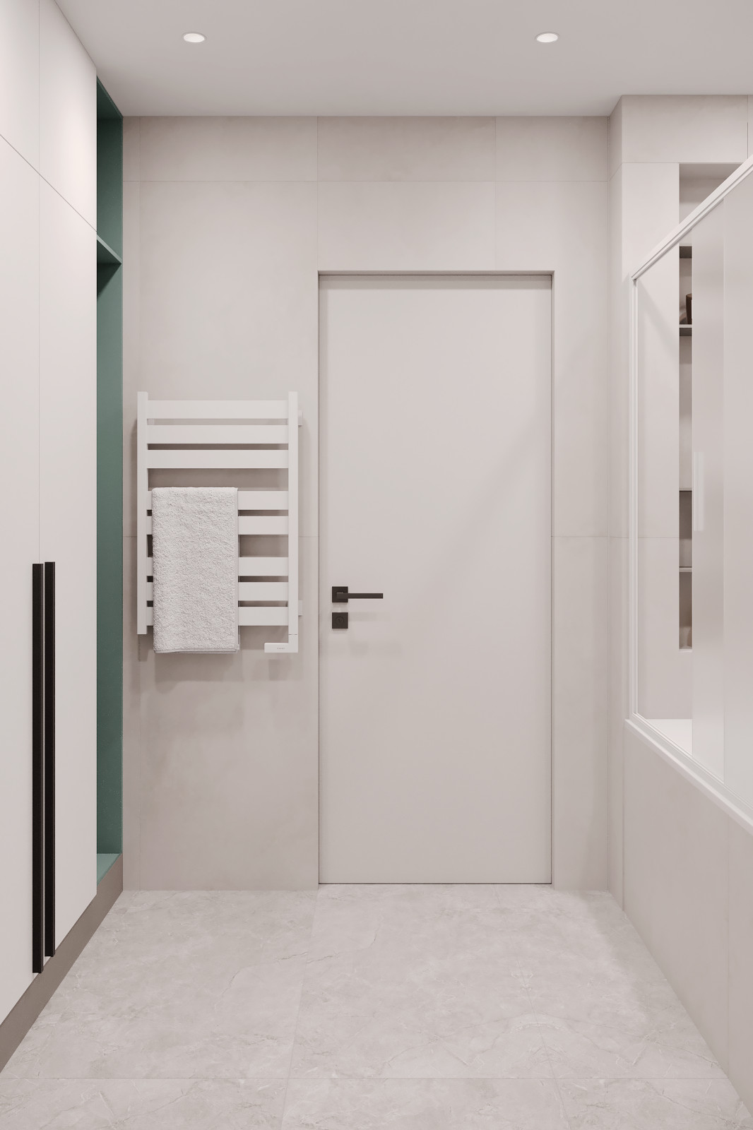 Белый интерьер