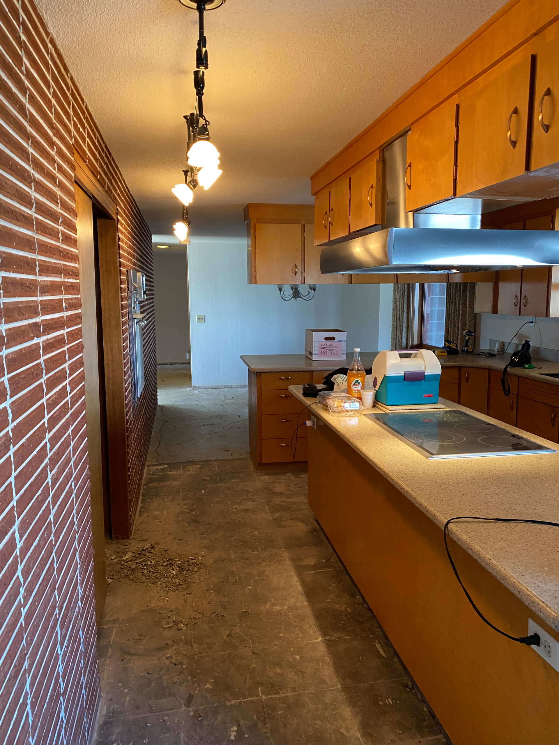 1961 Home kitchen remodel before