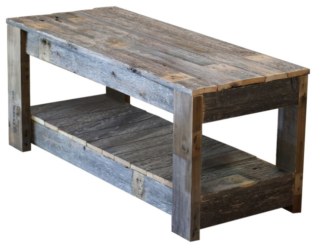 Natural Farmhouse Coffee Table With, Images Of Farmhouse Coffee Tables