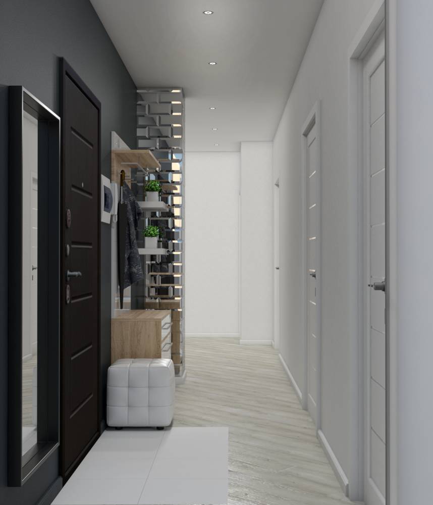 Светлая трёшка для семьи блогера-кондитера ЖК "Горизонт"