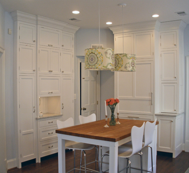Winter White traditional-kitchen