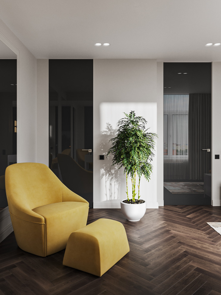 Яркий неоклассический интерьер