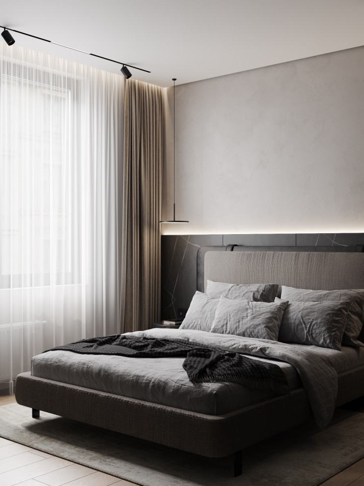 Брутальный современный интерьер, ЖК Румянцево Парк