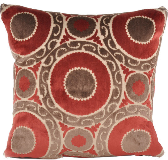 Medallion Pillow Contemporary Decorative Pillows By Baxter