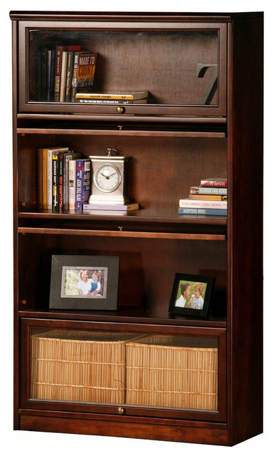Eagle Furniture Promo 4-Door Lawyer Bookcase, Autumn Sage