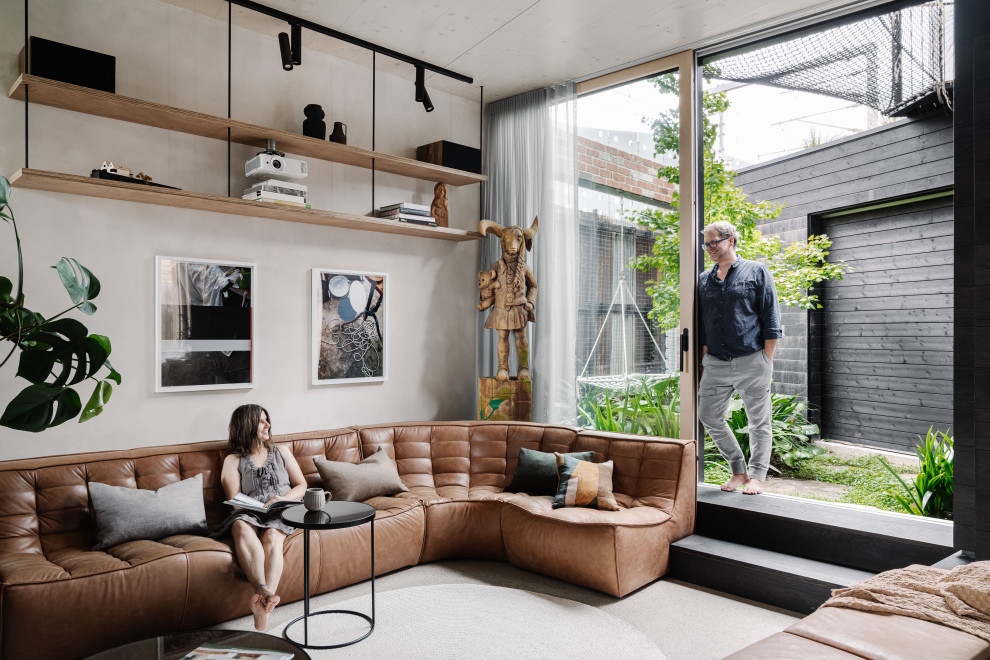 Scandinavian living room in Melbourne.