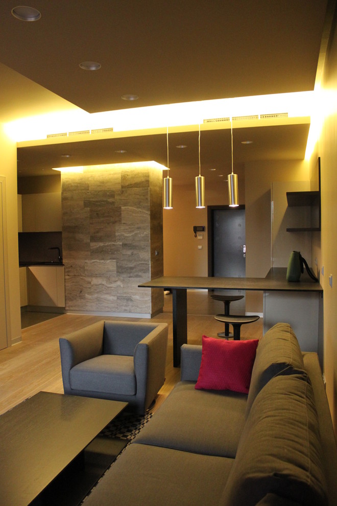 Интерьер небольшой квартиры на Озерковской набережной