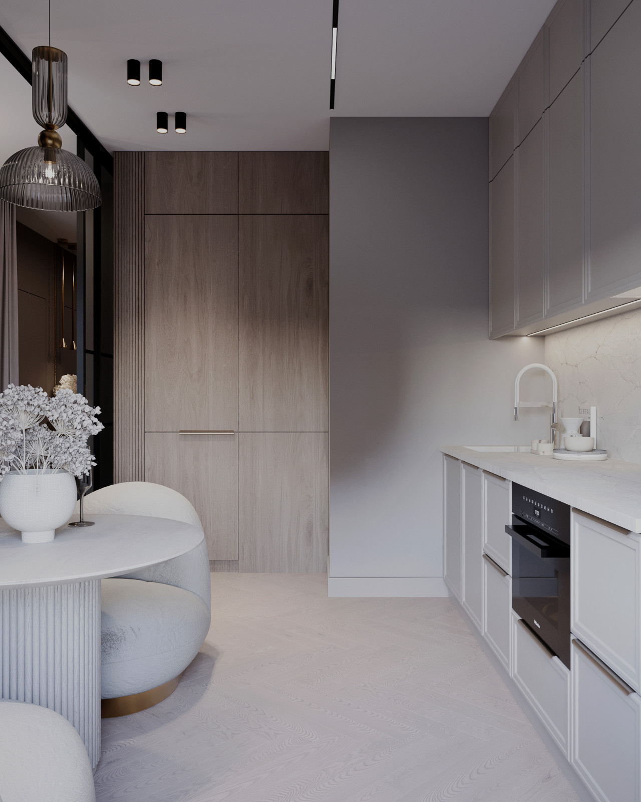 Квартира-студия для девушки в ЖК Екатерининский Парк