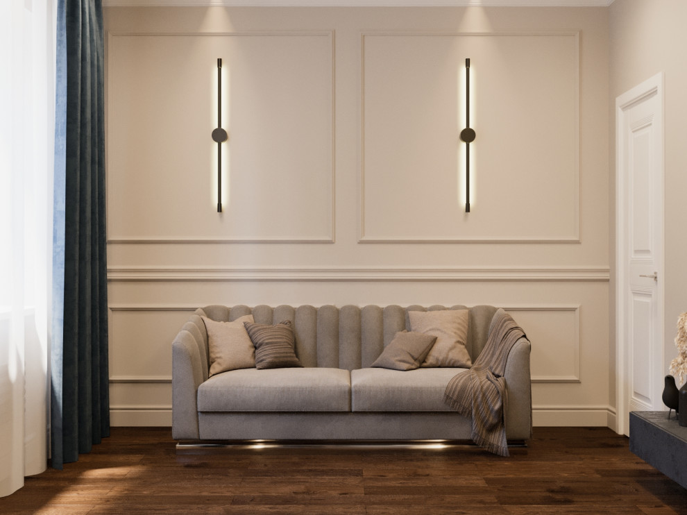 Дизайн кабинета в частном доме в Подмосковье, 220м2