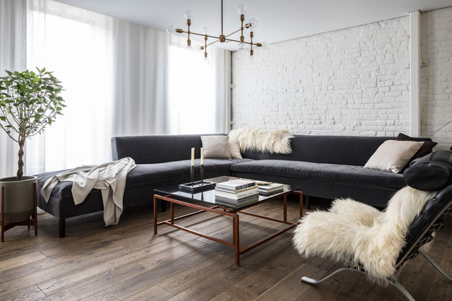 Brooklyn Townhouse skandinavisk-dagligstue