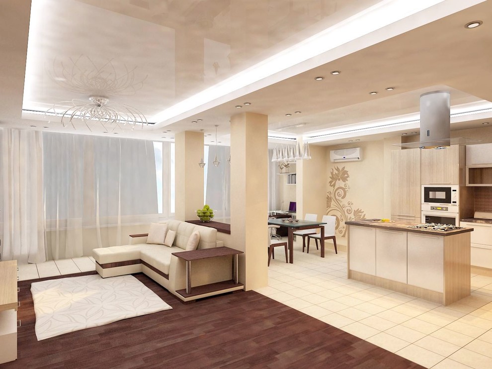 Квартира свободной планировки для молодой семьи