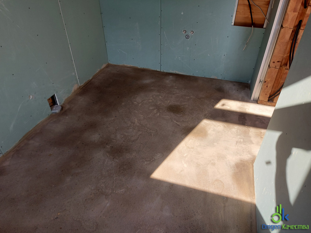 Шлифовка (корректировка) существующей стяжки пола