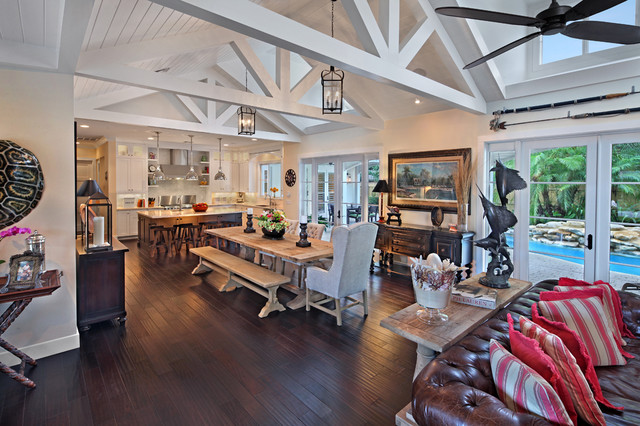 New Florida rustic-dining-room