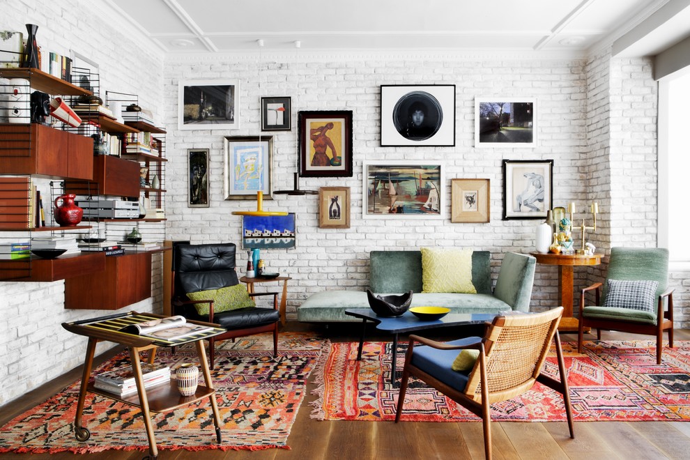 This is an example of an eclectic formal living room in Other.