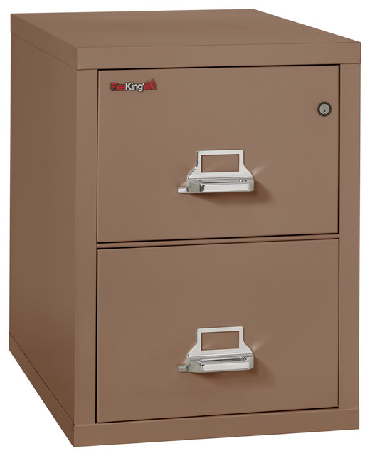 Fireking Fireproof Vertical File Cabinet 2 Legal Sized Drawers