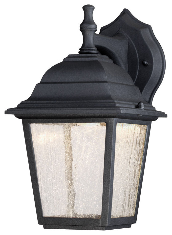 Westinghouse 6400100 11" Tall 3 Light LED Outdoor Lantern Wall - Black