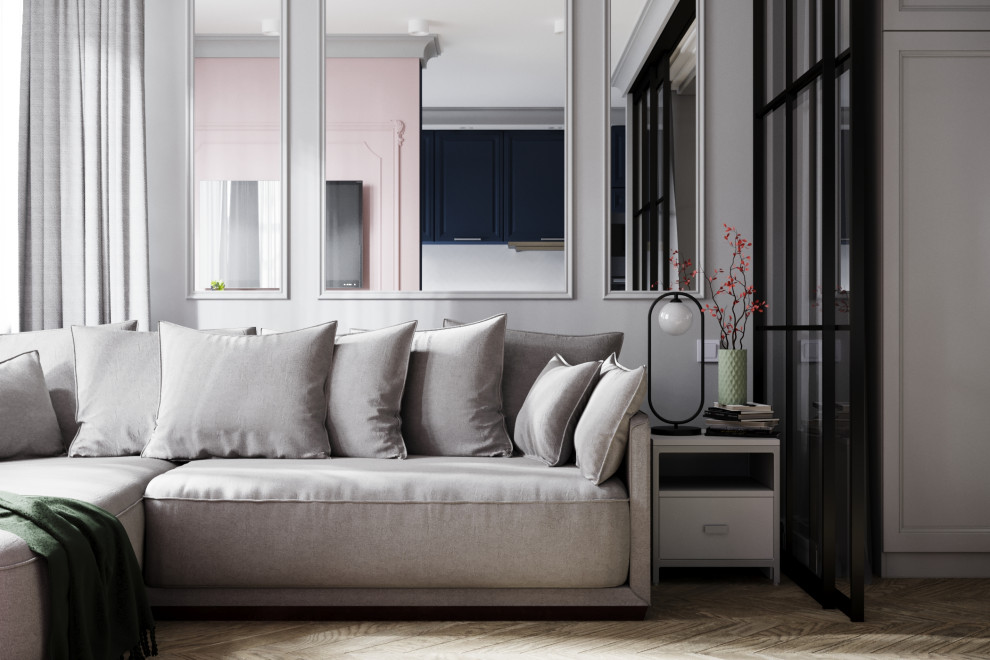 Квартира со стеклянной стеной.