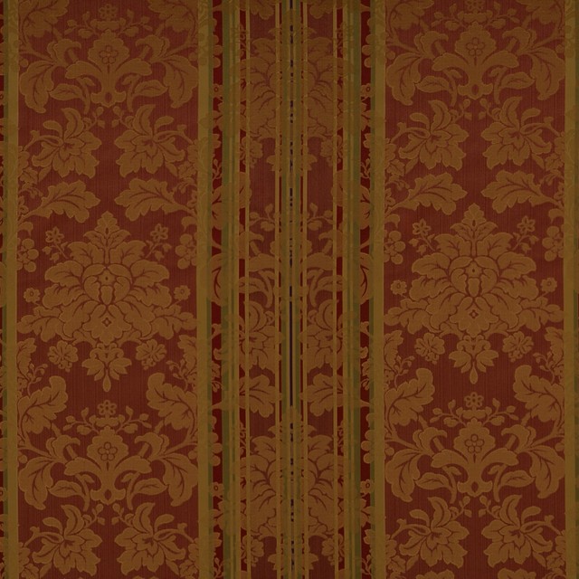 Red Damask Damask Upholstery Fabric Traditional Upholstery Fabric by KOVI Home Decor Houzz