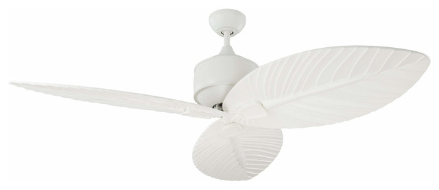 56 Inch 3 Blade Outdoor Ceiling Fan Matte White