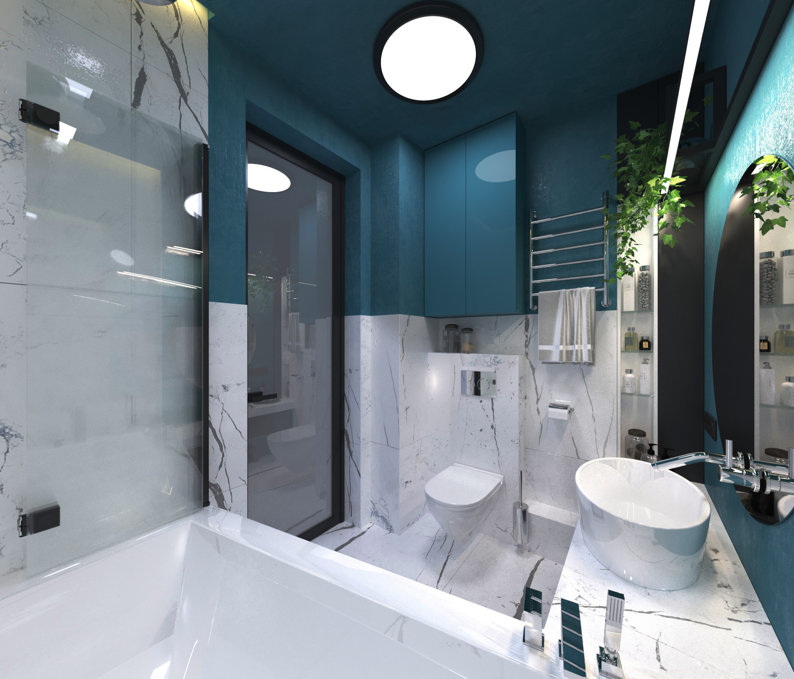 Интерьер квартиры ЖК "ЭВОЛЮЦИЯ", Новосибирск