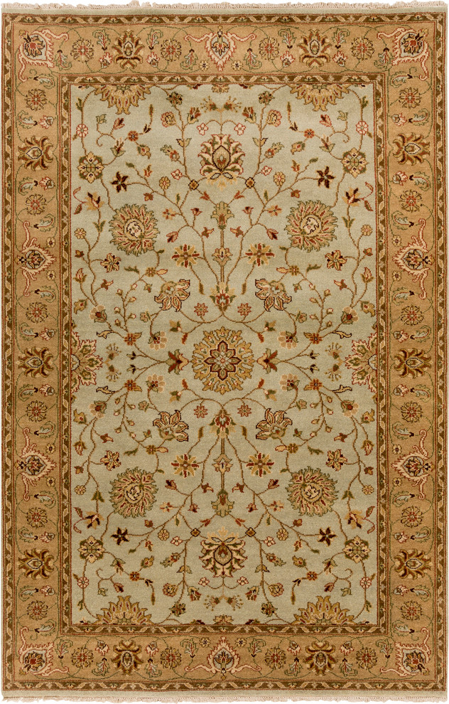 Surya Museum MSE-2000 Neutral, Green 9'x12' Rug