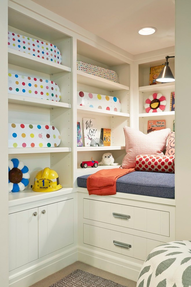 Design ideas for a contemporary kids' room in Minneapolis.