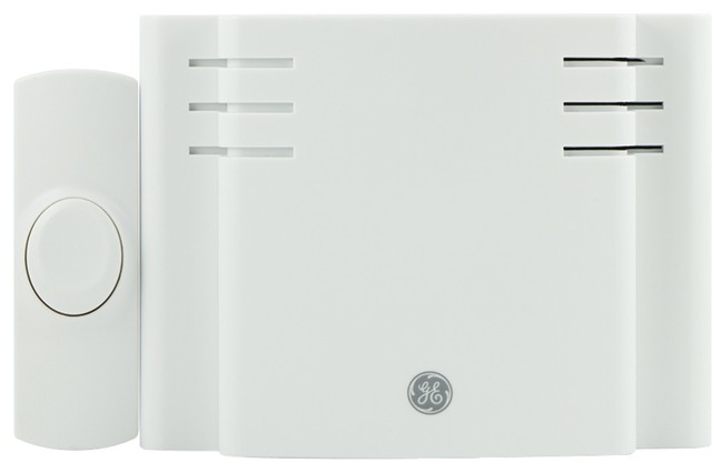 Ge 19248 BatteryOperated 8Melody Door Chime Wit Push Button